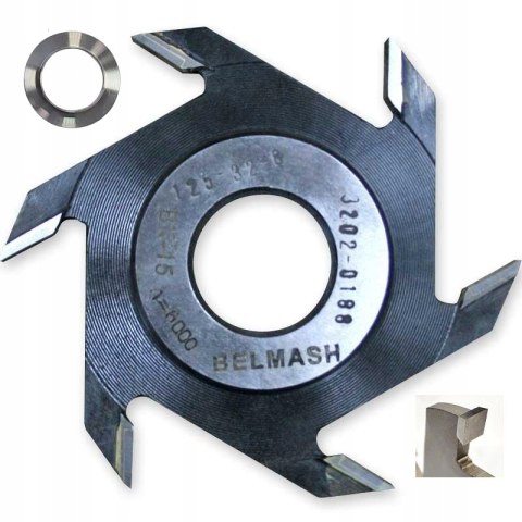 Frez tarczowy Belmash 8mm D125 x D32 x 8 WĘGLIK do Belmash SDM,SDMR,CBS Frez tarczowy Belmash 8mm D125 x D32 x 8 WĘGLIK do Belmash SDM,SDMR,CBS